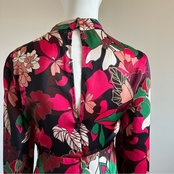 Zara satin floral mini dress - Picture 5 of 7